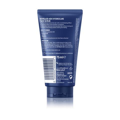 NIVEA MEN Protect & Care Deep Cleaning Face Scrub 75 ML