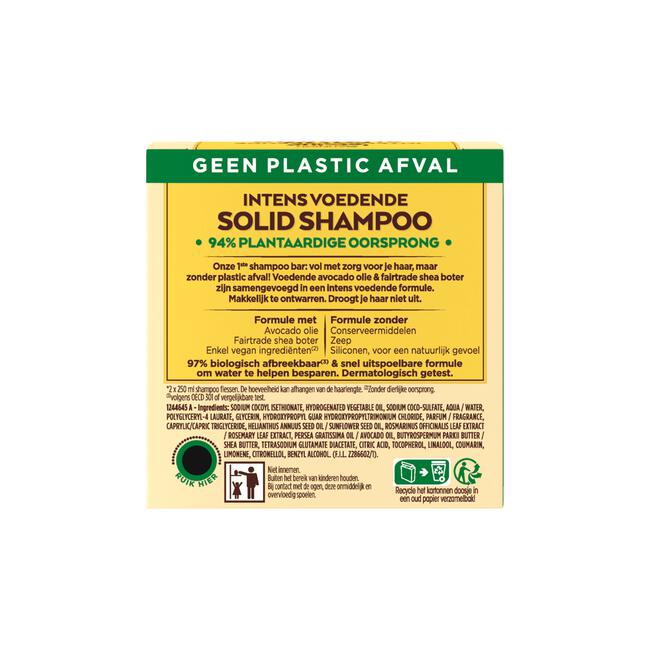 Garnier Loving Blends Avocado Olie & Shea Butter Shampoo bar 60 GR