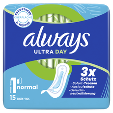 Always Ultra Maandverband Normal Zonder Vleugels 15 stuks