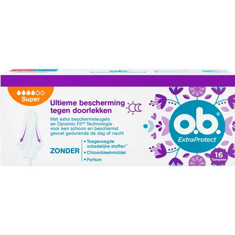 o.b. Extra Protect Tampons Super 16 stuks