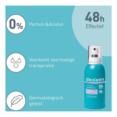 Deoleen Sensitive Anti-Transpirant Deodorant Pompspray 75 ML