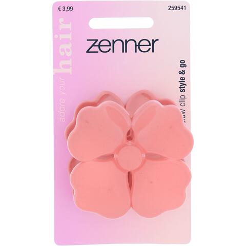 Zenner Haarklem Bloem Glimmend Roze