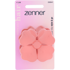 Zenner Haarklem Bloem Glimmend Roze