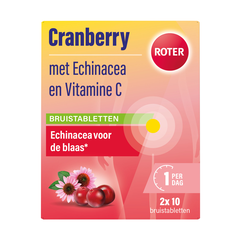 Roter Cranberry Bruistabletten 20 stuks