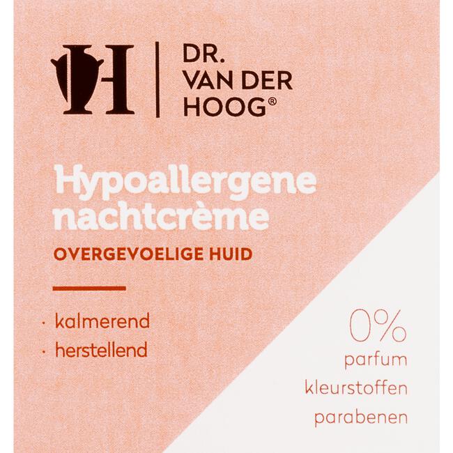 Dr. Van der Hoog Hypoallergene Nachtcrème 50 ML