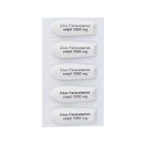 Etos Paracetamol 1000 MG Zetpil 5 stuks