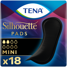 TENA Silhouette Noir Mini Incontinentieverband 18 stuks