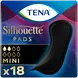 TENA Silhouette Noir Mini Incontinentieverband 18 stuks