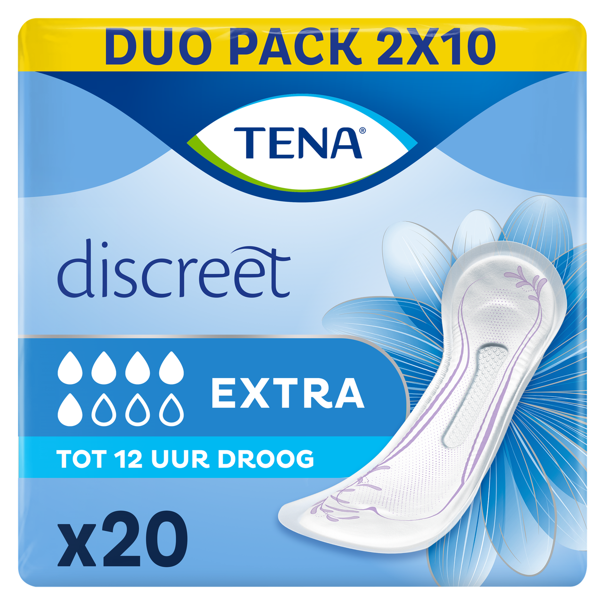 TENA incontinentie Discreet Extra — 20 stuks