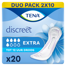 TENA Discreet Extra Incontinentieverband Duopack 2x10 stuks
