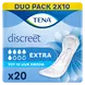 TENA Discreet Extra Incontinentieverband Duopack 2x10 stuks
