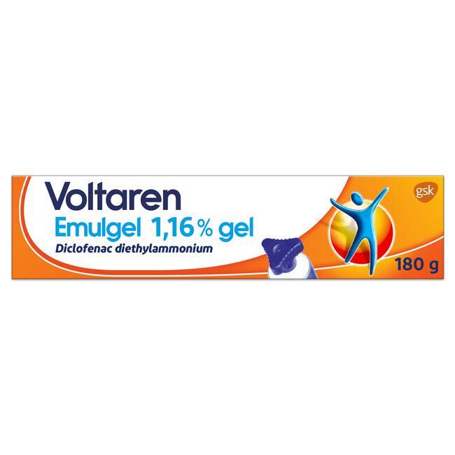 Voltaren Emulgel 1,16% (diclofenac) Bij Gewrichtspijn In Knie En Vinger 180 GR