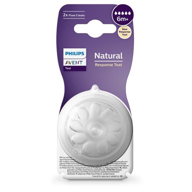 Avent Flesspeen Natural SCY965/02 6,0 T5 2 stuks