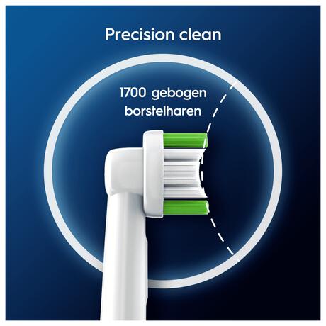 Oral-B Precision Clean Opzetborstels Wit - 10 Stuks