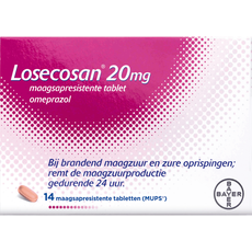 Losecosan tegen terugkomend brandend maagzuur 14 tabletten