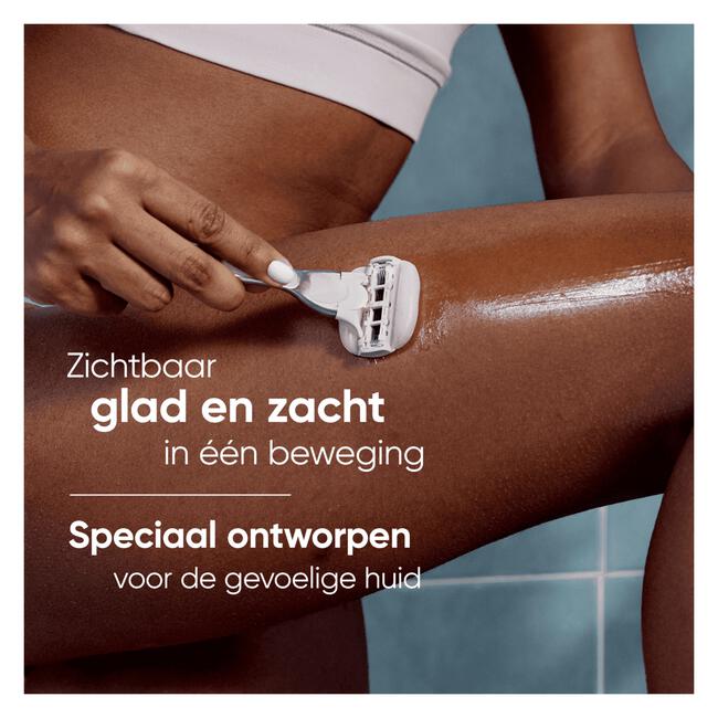Gillette Venus ComfortGlide Sensitive Navulmesjes 3 Stuks