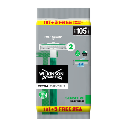 Wilkinson Sword Extra 2 Sensitive Wegwerpmesjes 15 stuks