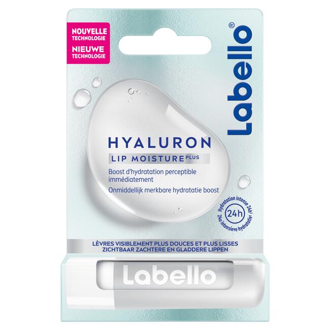 LABELLO Hyaluron Lip Moisture Plus Lippenbalsem 24u Hydratatie 1 Stuk