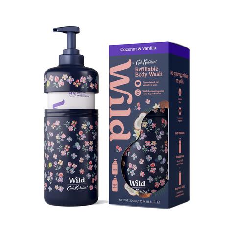 Wild M Ditsy, Coco & Vanilla Body Wash Starterpack 300 ML