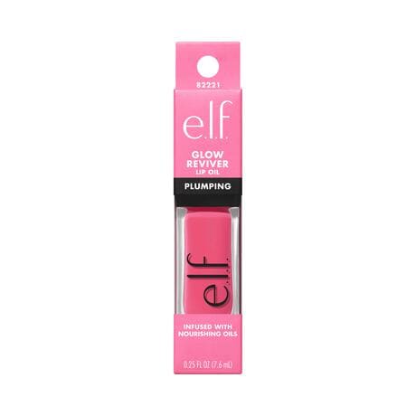 e.l.f. Glow Reviver Plumping Lip Oil Neutral Pink