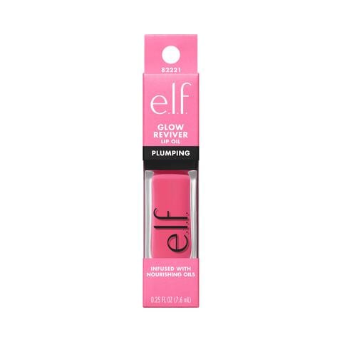 e.l.f. Glow Reviver Plumping Lip Oil Neutral Pink