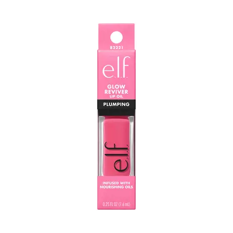 e.l.f. Glow Reviver Plumping Lip Oil Neutral Pink