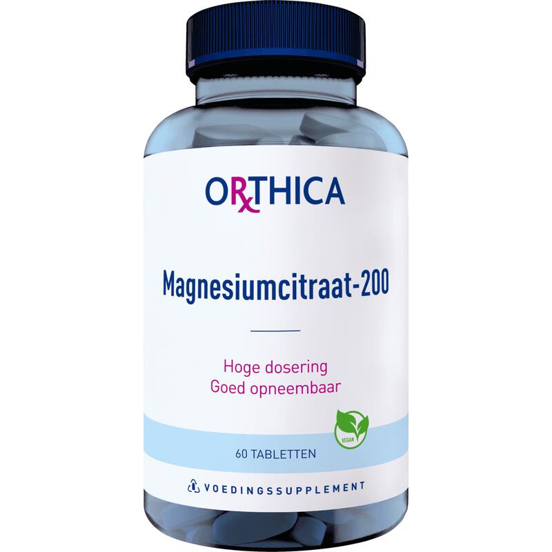 Orthica Magnesiumcitraat-200 Tabletten 60 stuks