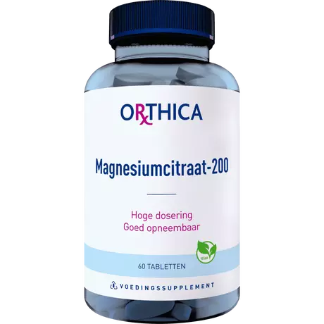 Orthica Magnesiumcitraat-200 Tabletten 60 stuks