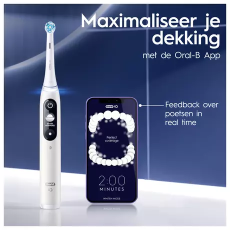 Oral-B iO 6 Wit & Roze Duo Elektrische Tandenborstels