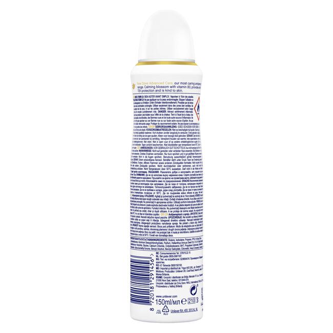 Dove Advanced Care Calming Blossom Anti-Transpirant Deodorant Spray 150 ML