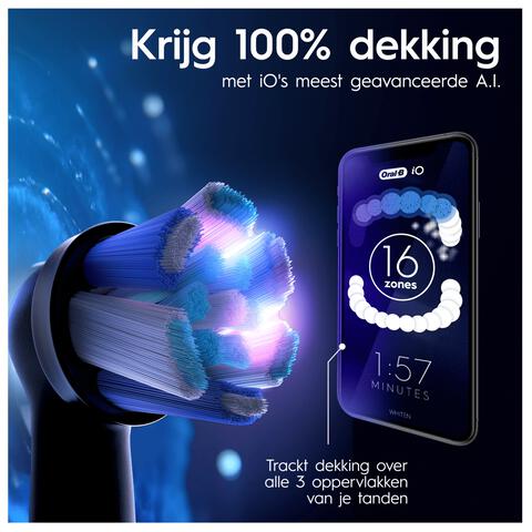 Oral-B iO 9S Zwart Elektrische Tandenborstel By Braun