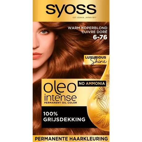 Syoss Oleo Intense 6-76 Warm Koperblond/Cuivre Doré