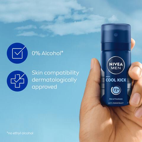 NIVEA MEN Cool Kick Deodorant Spray Mini 35 ML