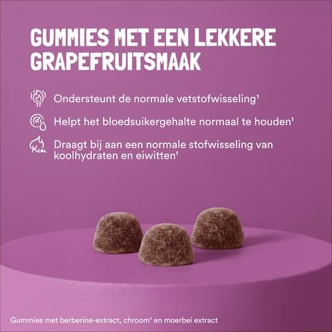 Yummygums Berberine Suikervrije Gummies 30 stuks&nbsp;