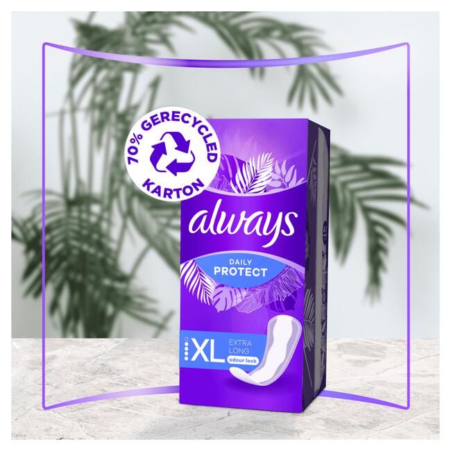 Always Daily Protect Inlegkruisjes Extra Long 42 Stuks