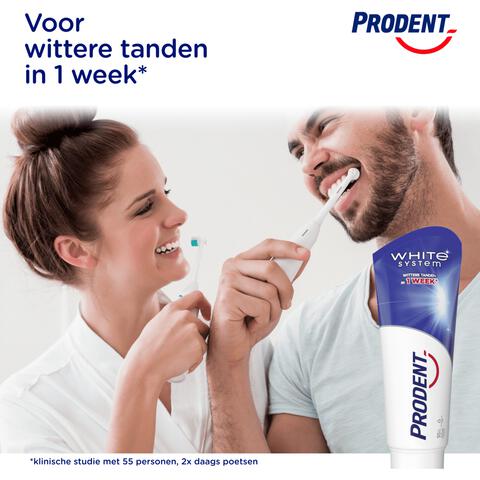 Prodent White System Tandpasta 75 ML