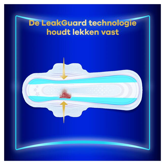 Always Ultra Maandverband Secure Night Extra Met Vleugels 16 stuks
