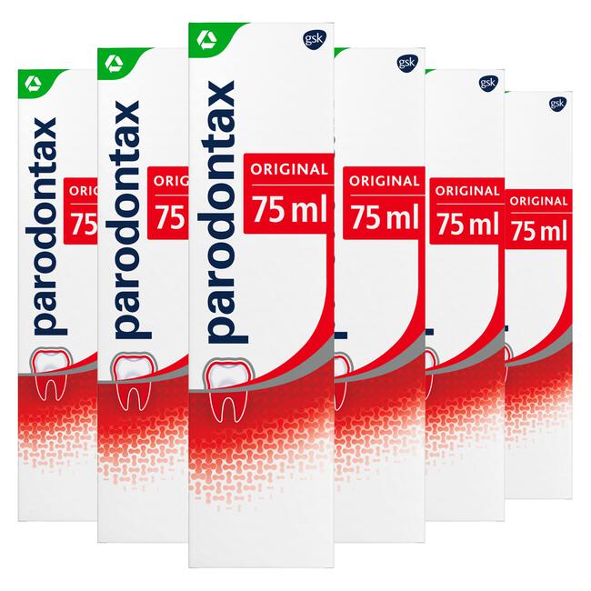 Paradontax Original Tandpasta 75 ML Multipack 6 stuks