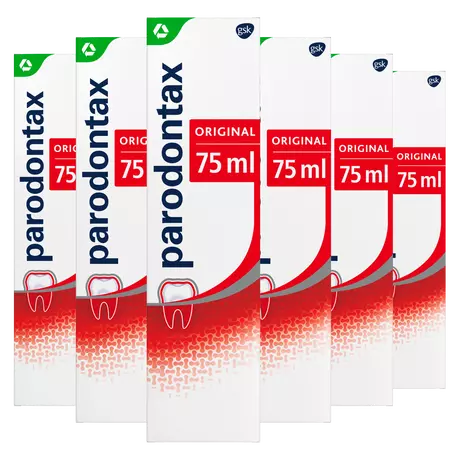 Parodontax Original Tandpasta 75 ML Multipack 6 stuks