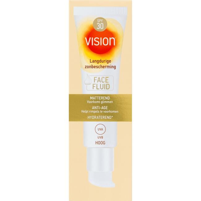 Staan voor Efficiënt kraan Vision Zonnebrand Face Fluid SPF 30 50 ML 50 ML | Etos