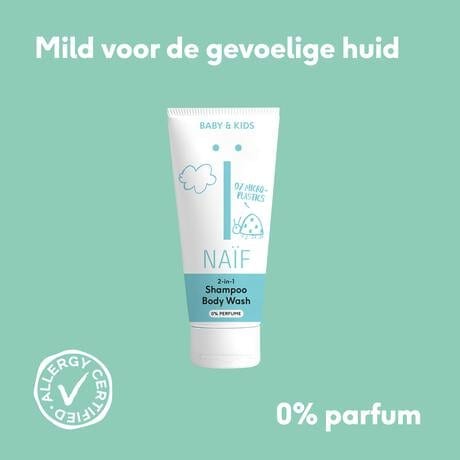 Naïf Baby & Kids 2 in 1 Shampoo & Body Wash 0% Parfum 200 ML