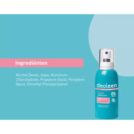 Deoleen Regular Anti-Transpirant Deodorant Pompspray 75 ML