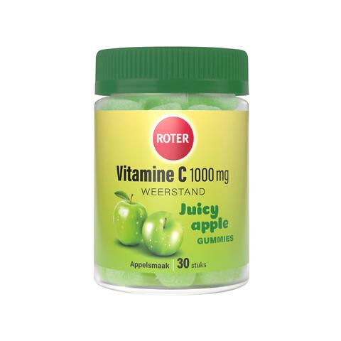 Roter 1000mg Vitamine C Gummy Juicy Apple 30 stuks