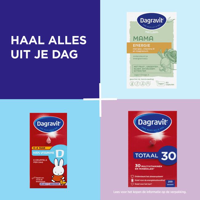 Dagravit Natural Mama Energie 60 Stuks