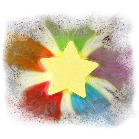 Etos Rainbow Bath Fizzer Star