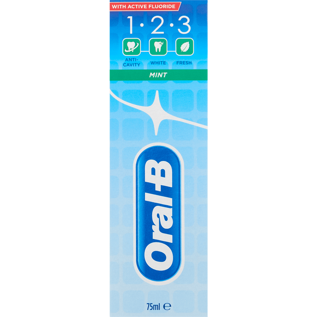 Oral-B 1.2.3 Mint Tandpasta