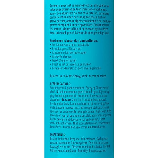 Deoleen Regular Spray anti-transpirant 150 ML