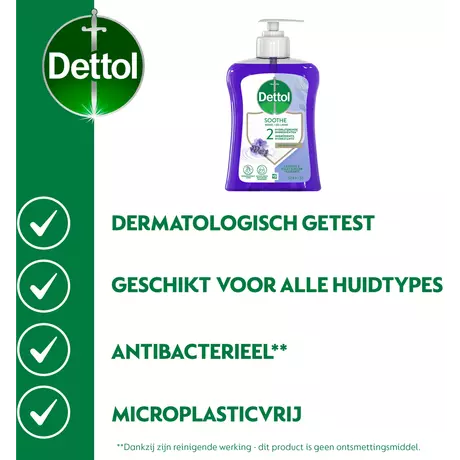 Dettol Soothe Lavendel Antibacteriële Handzeep 250 ML