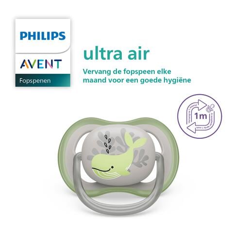 Philips Avent Fopspeen Ultra Air Day 6-18M Double Pack - SCF087/11