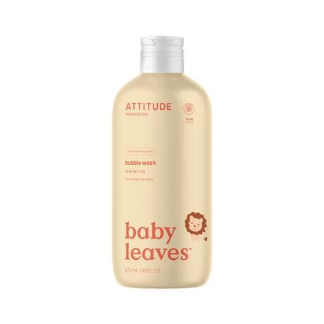 ATTITUDE Baby Leaves Bubble Bath Peer & Nectar 473 ML